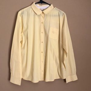 Beautiful Sunshine Button-Up Shirt, with adjustable sleeves and one chest pocket
